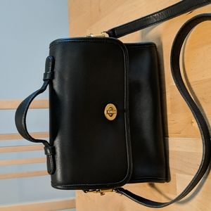 Vintage coach Black court bag #9870